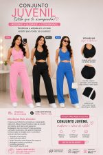 CONJUNTO  JUVENIL TOP E CALÇA