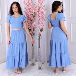 CONJUNTO VERAO CROPPED +SAIA TRES MARIAS - Imagem 5